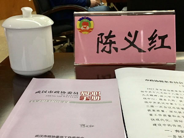 陈义红出席武汉市政协提案委员会全委会
